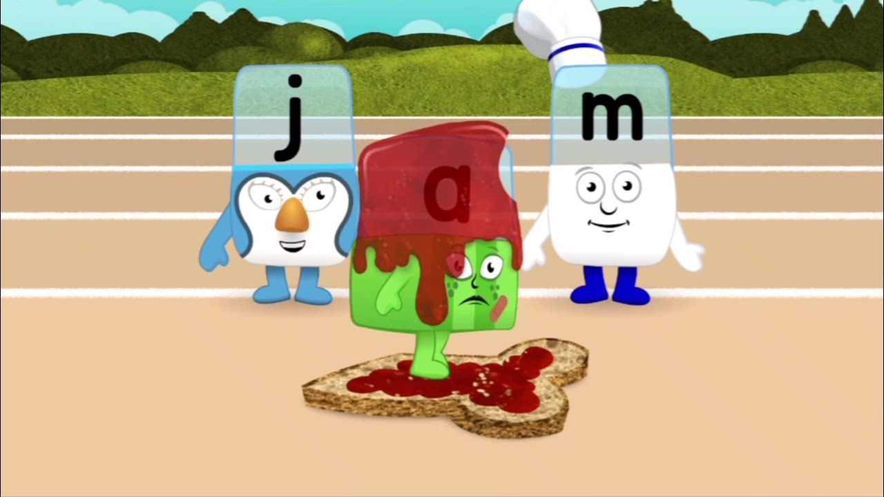 Alphablocks - Fun Run, Learn words, sounds, Vowels 3