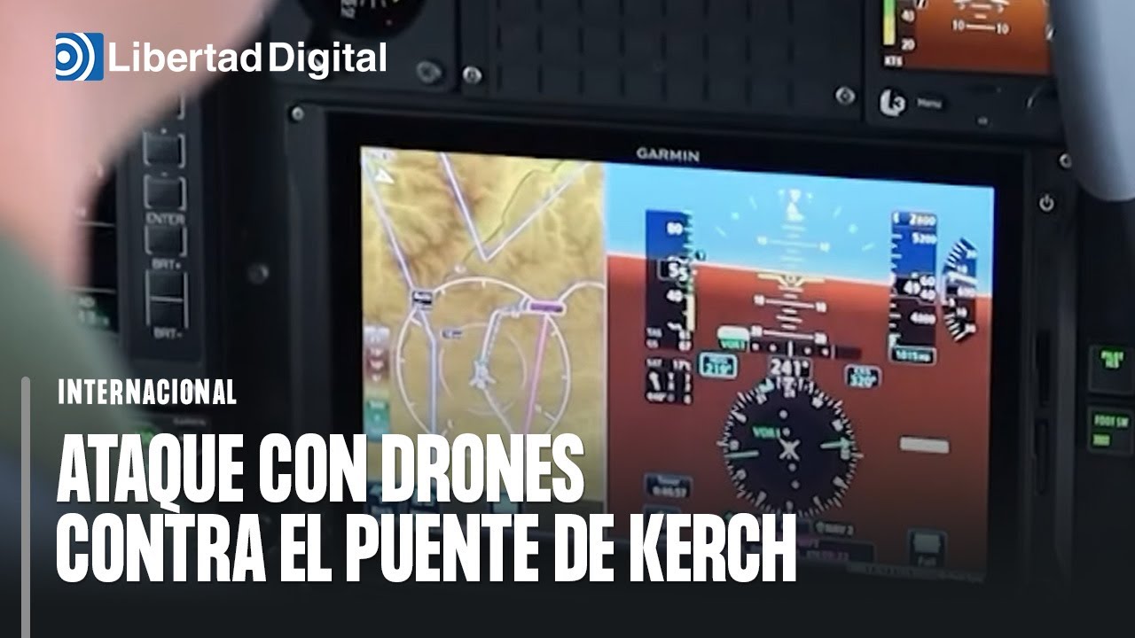 Mueren dos personas por un ataque con drones contra el puente de Kerch