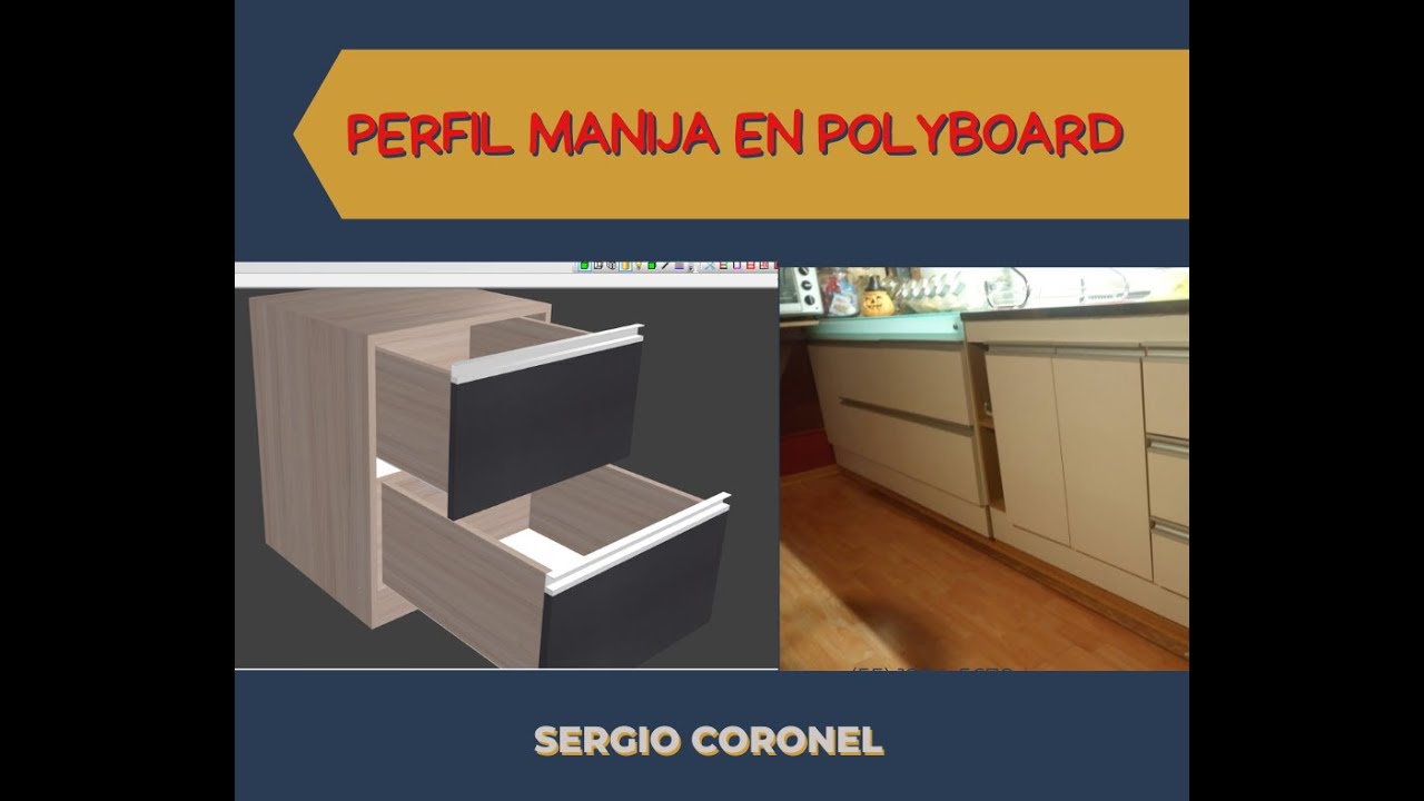 Agregar Perfil Manija en Polyboard