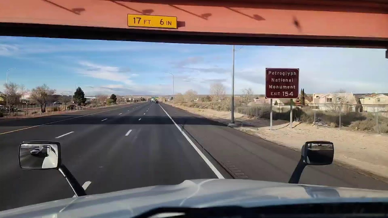 LIVE Trucking POV - IRL | Clines Corners ➜ Albuquerque New Mexico