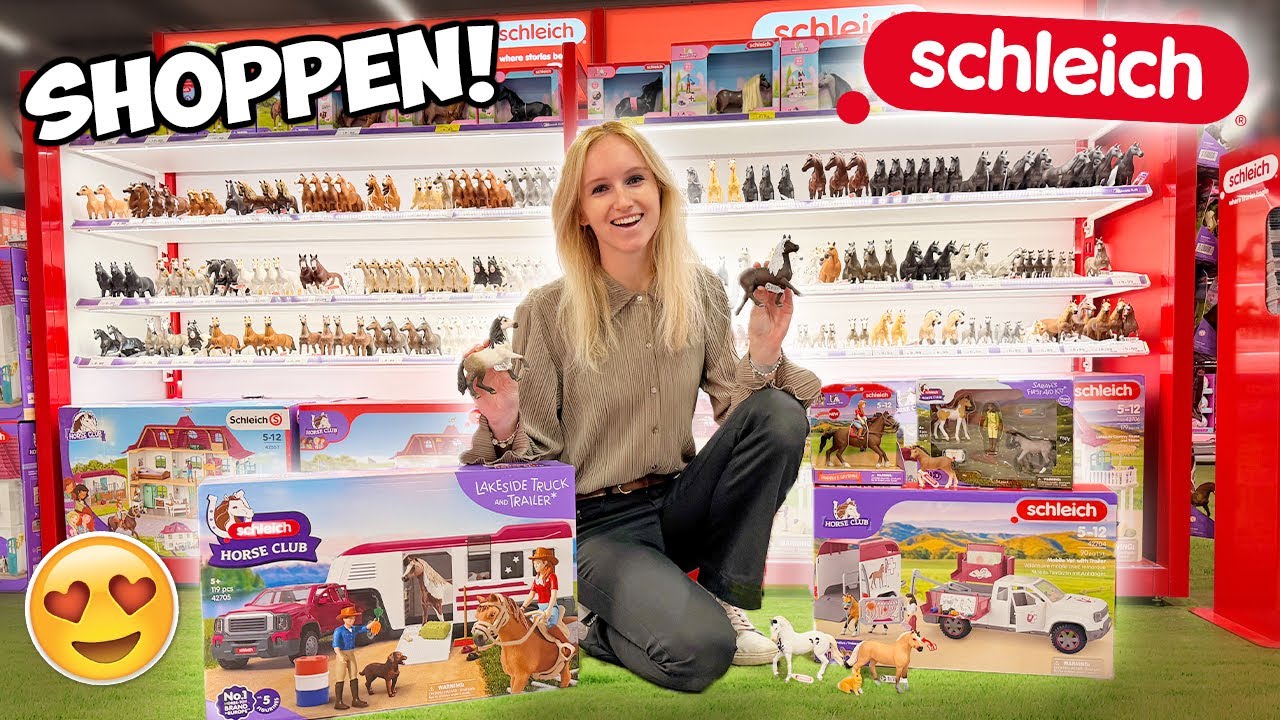 Ik mag GRATIS Schleich paarden SHOPPEN! 😱🐴