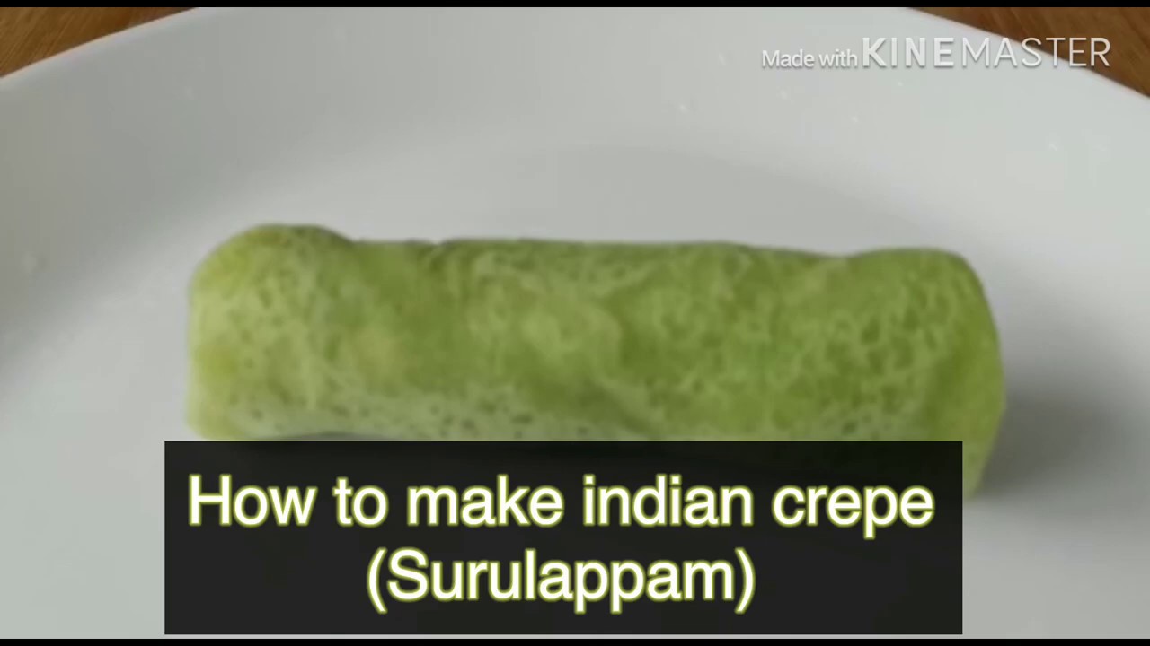 How to make Crepe roll (surulappam) malaysian style #crepe #appam #apom #malaysia #foodparadise