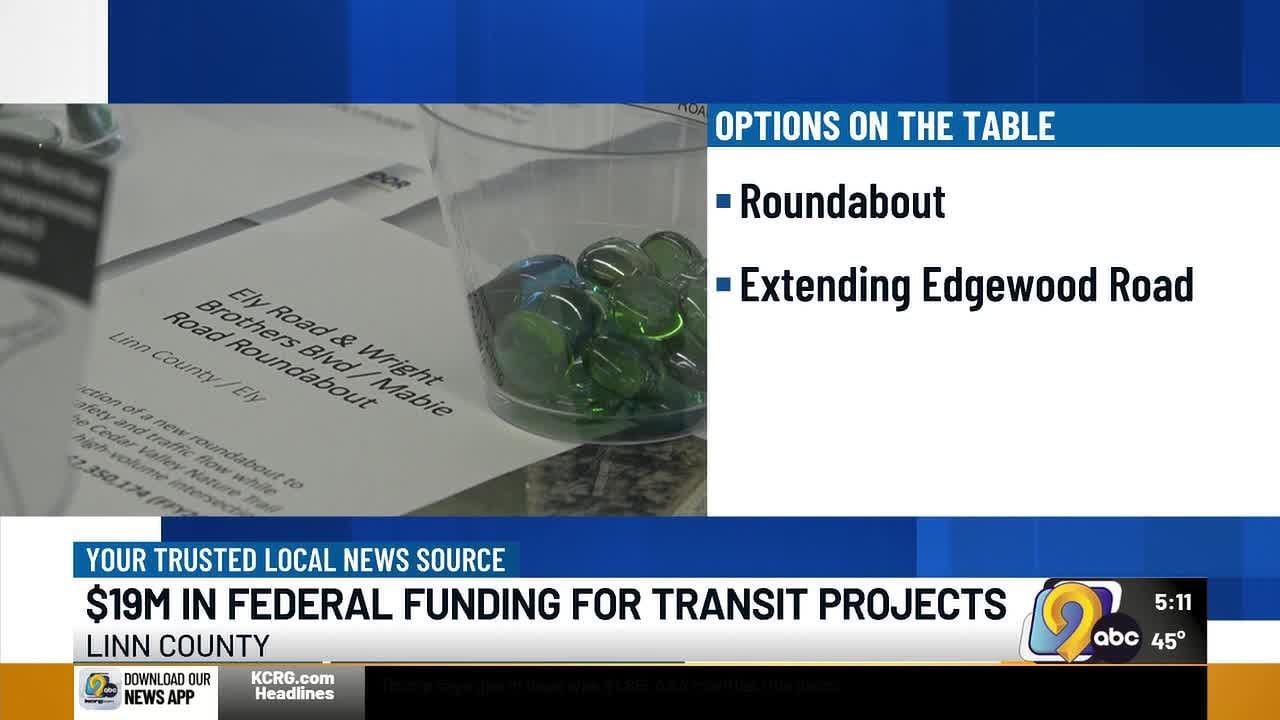 $19 million in federal funds to be distributed to Cedar Rapids metro transit projects