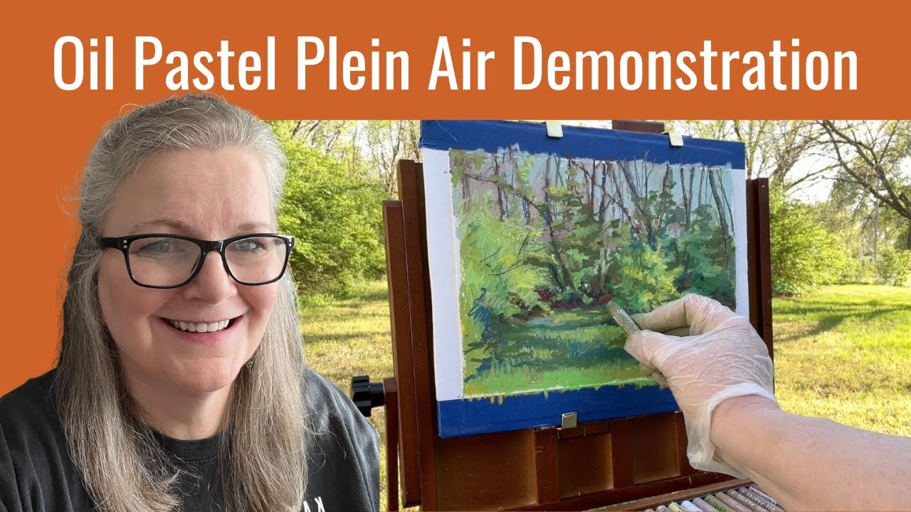 Plein Air Oil Pastel Demonstration Pochade Box Landscape
