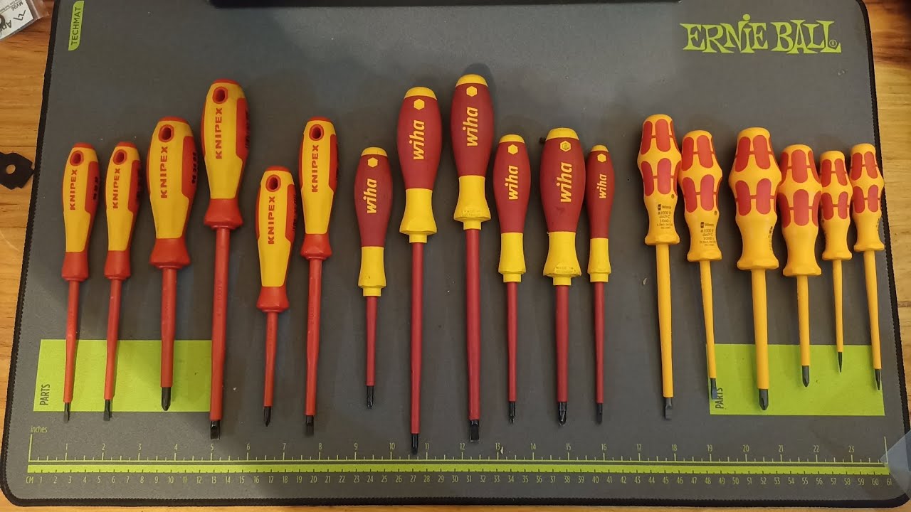 Mejores Desarmadores aislados (knipex vs wera vs wiha)