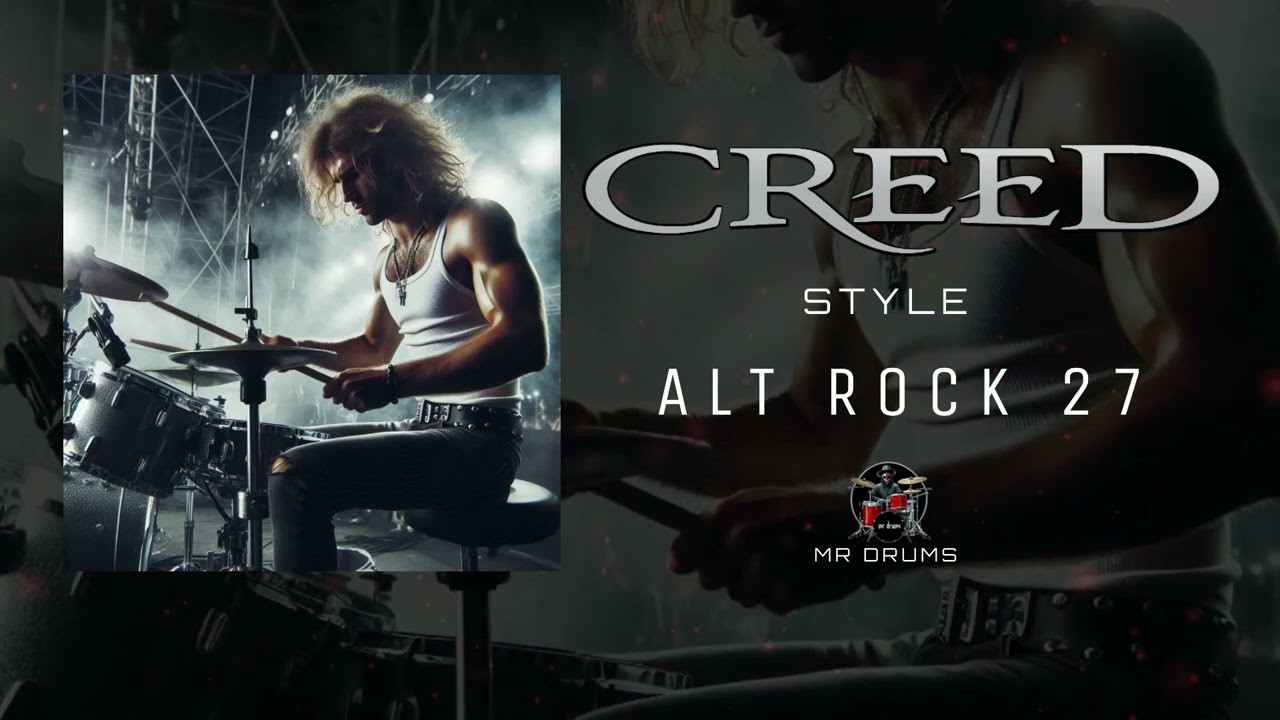 Alternative Rock Drum Track | Creed Style | 135 BPM