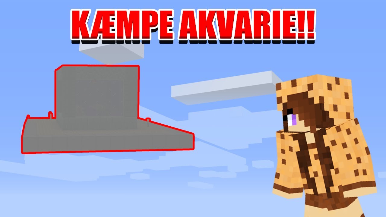 LAVER ET KÆMPE AKVARIE!! | En block ep. 5 (DANSK MINECRAFT)