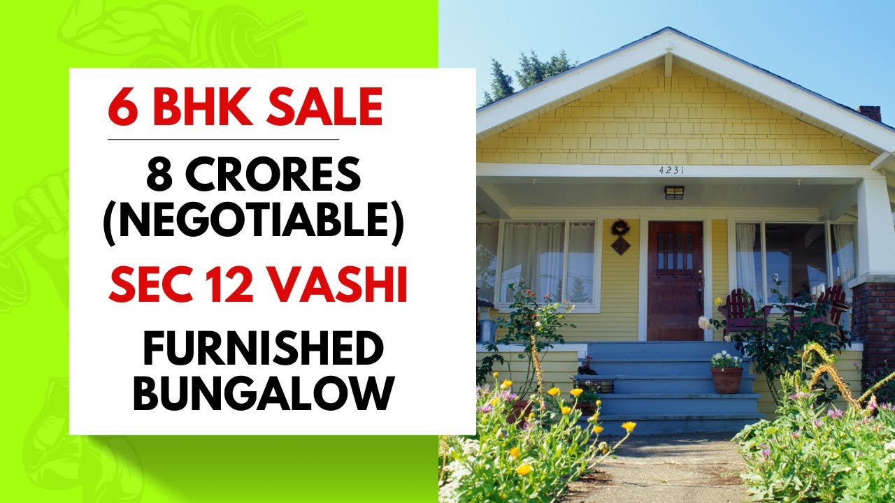 3 BHK Bungalow for Sale in Vashi, Navi Mumbai - Your Dream Home Awaits!