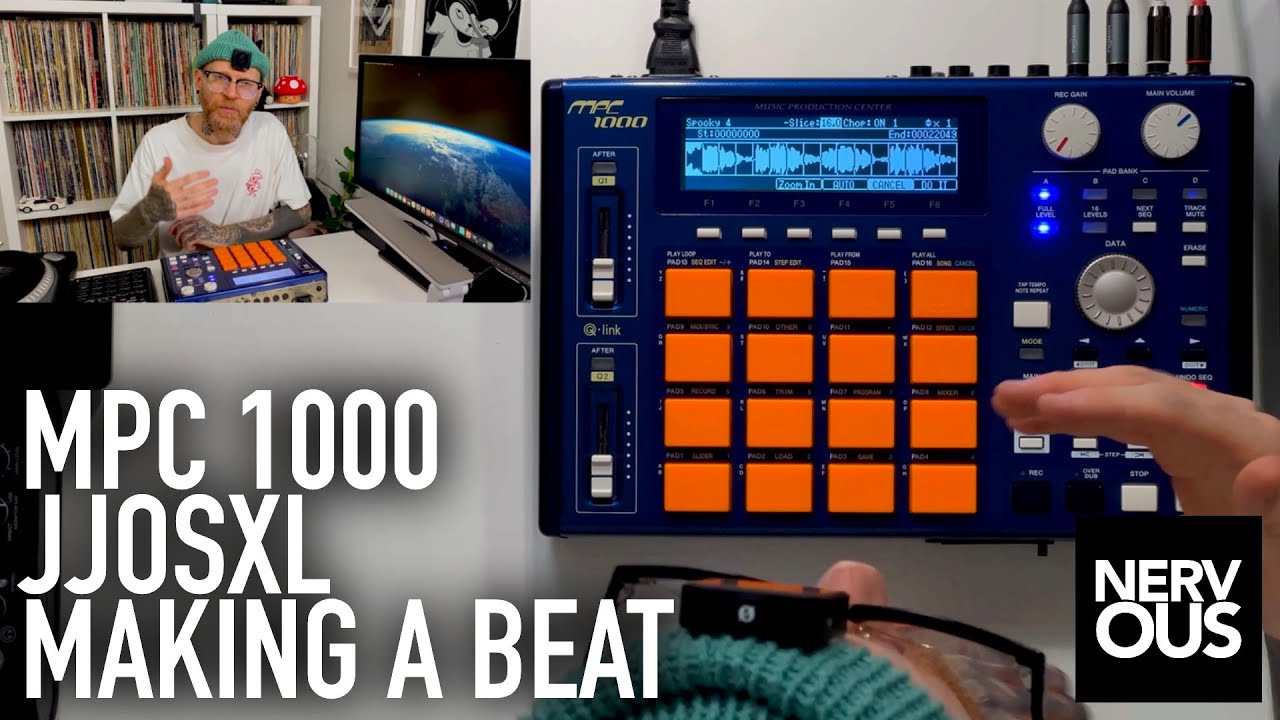 Making A Hip Hop Beat From Scratch - Akai MPC 1000 JJOSXL - NervousCook$