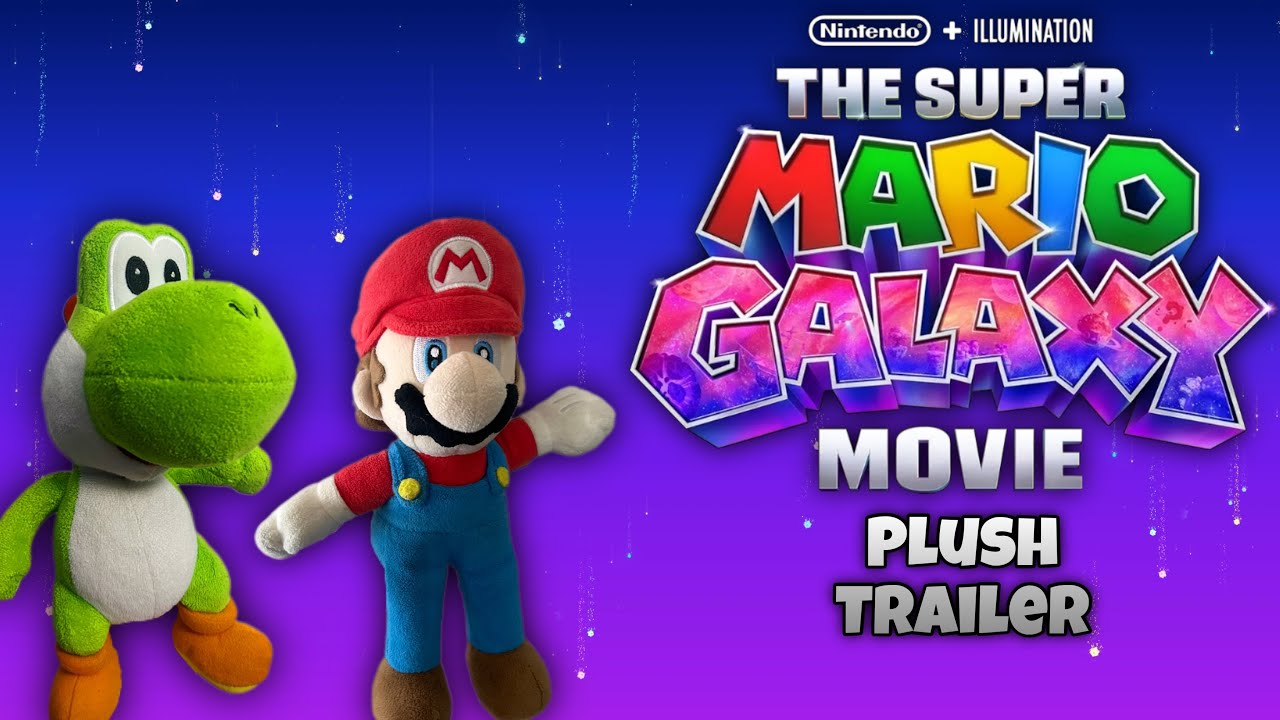 CloudMarioBros: Mario Galaxy movie plush trailer!