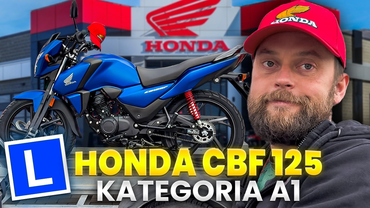 NOWA HONDA CBF 125 - PRAWO JAZDY KAT. A1 - Idealna na Pierwsze Jazdy na Motocyklu i Zdanie EGZAMINU