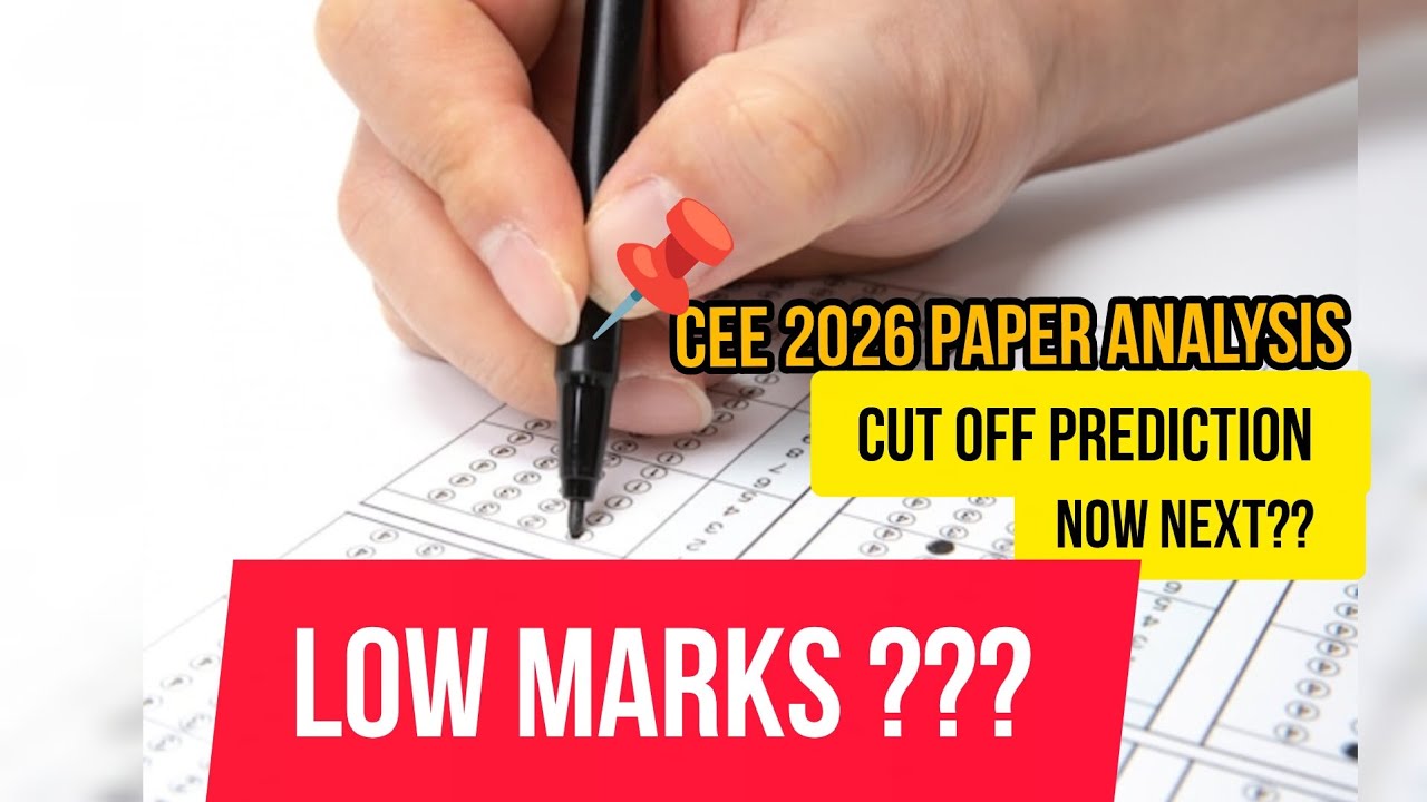 Assam Cee paper analysis 2026 #cutoff #marks vs rank #low marks in cee?? 