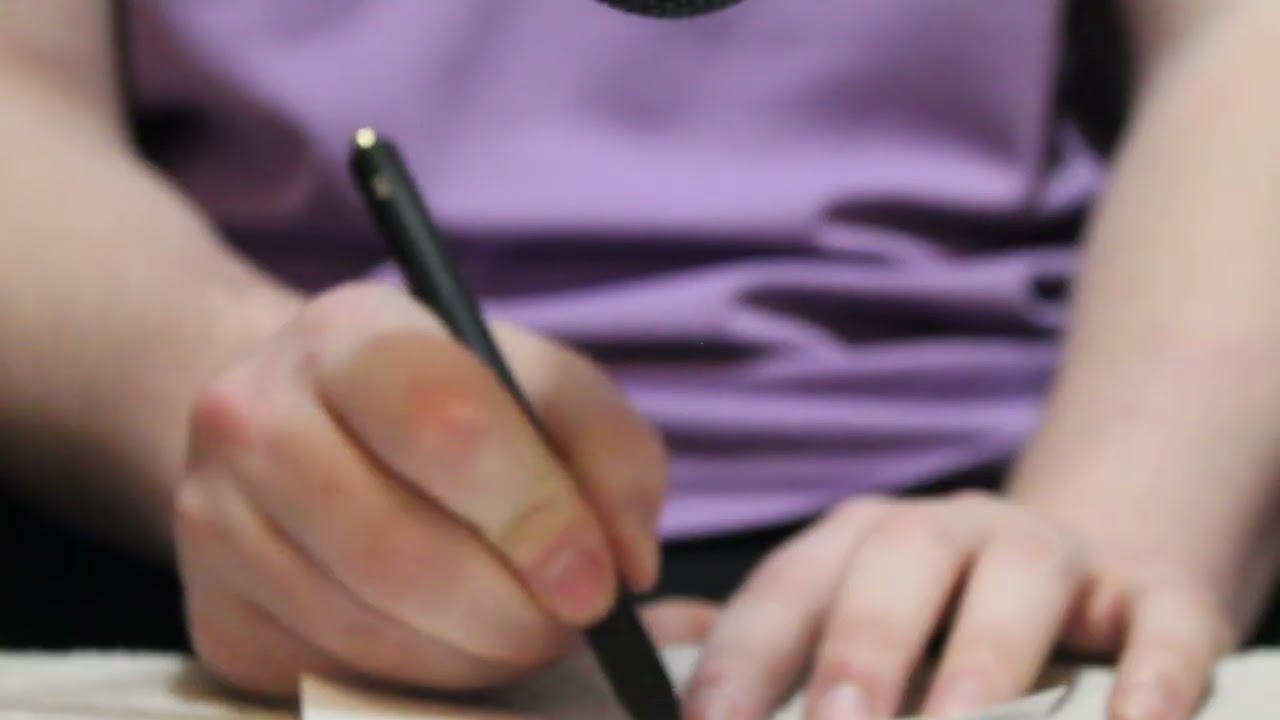 ASMR Paper Place | Tapping | Brushing | Writing | For SLEEP and RELAXATION