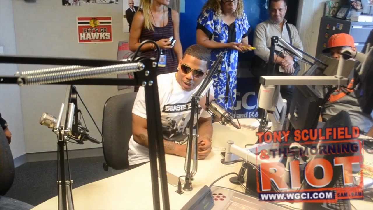 Nelly visits the Morning Riot