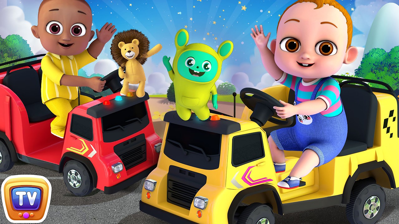 Wheels on the Toy Bus with Baby Taku & Friends  - ChuChu TV Nursery Rhymes & Kids Songs for Infants