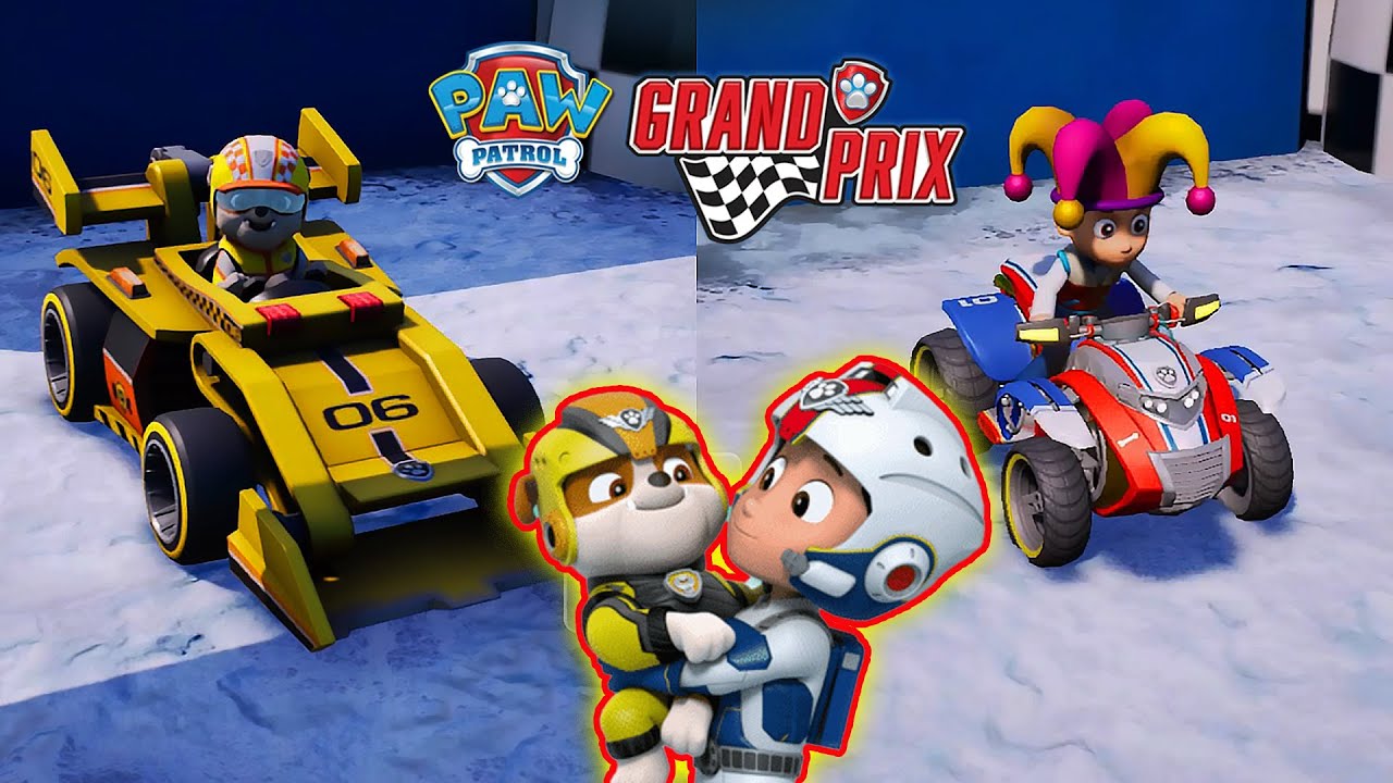 RYDER LOVES RUBBLE BUT IN PUP TREAT ARENA EVERYTHING CHANGES | PAW PATROL GRAND PRIX | DAD & SAM #83