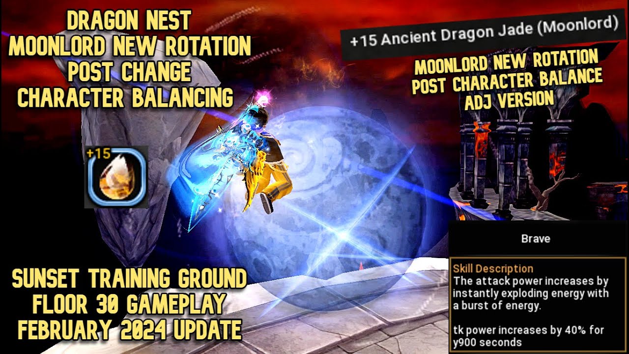 Moonlord New Rotation Post Change Character Balancing Feb 2024 Sunset Training Ground F30 Gameplay