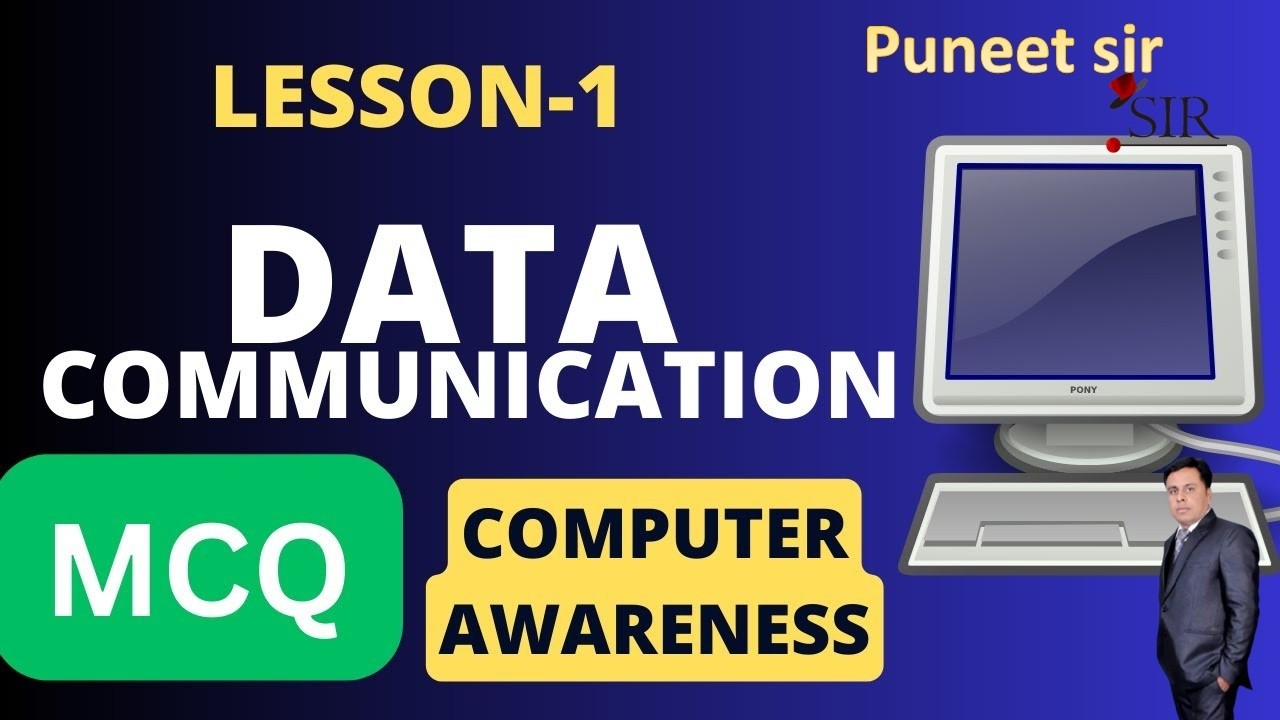 Data Communication MCQs and Answers | Computer Awareness Multiple choice questions by puneet sir