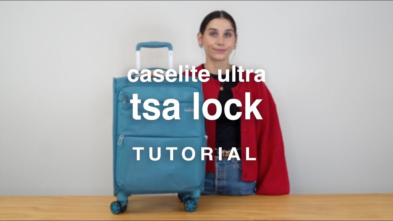 Учебное пособие по Caselite Ultra Lock | luggage.co.nz