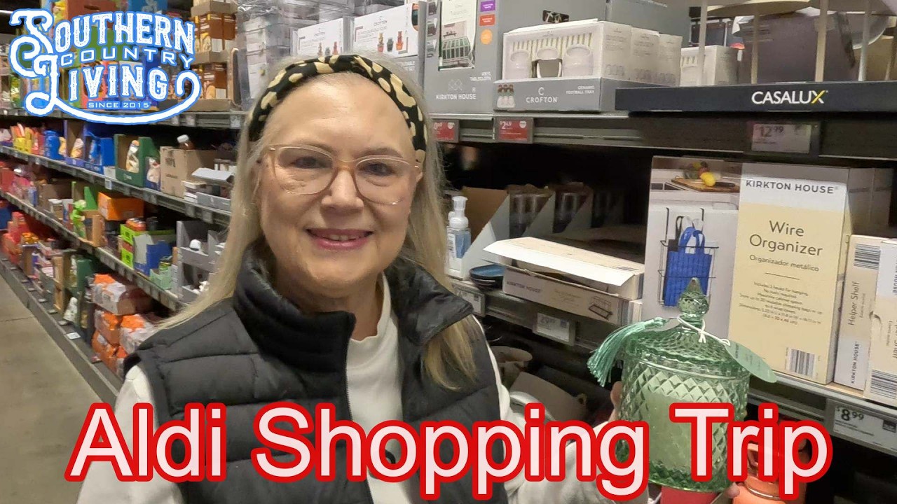 Aldi Shopping Trip On A Rainy Day  --  Aldi Finds