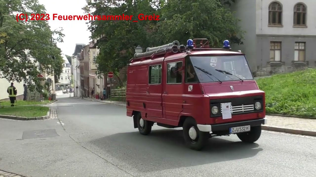 Großer Festumzug 150 Jahre Feuerwehr Netzschkau