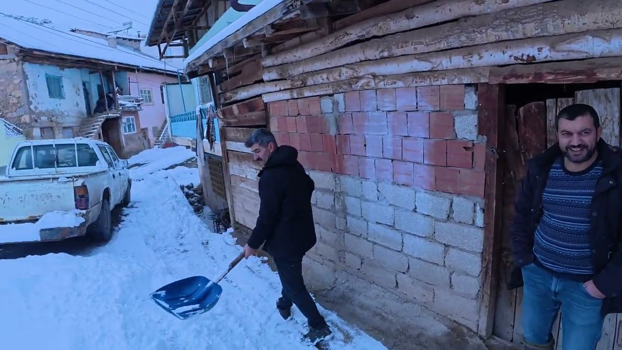 Elmalı Köyü Zaimgilin ordan okula doğru yürüyüş