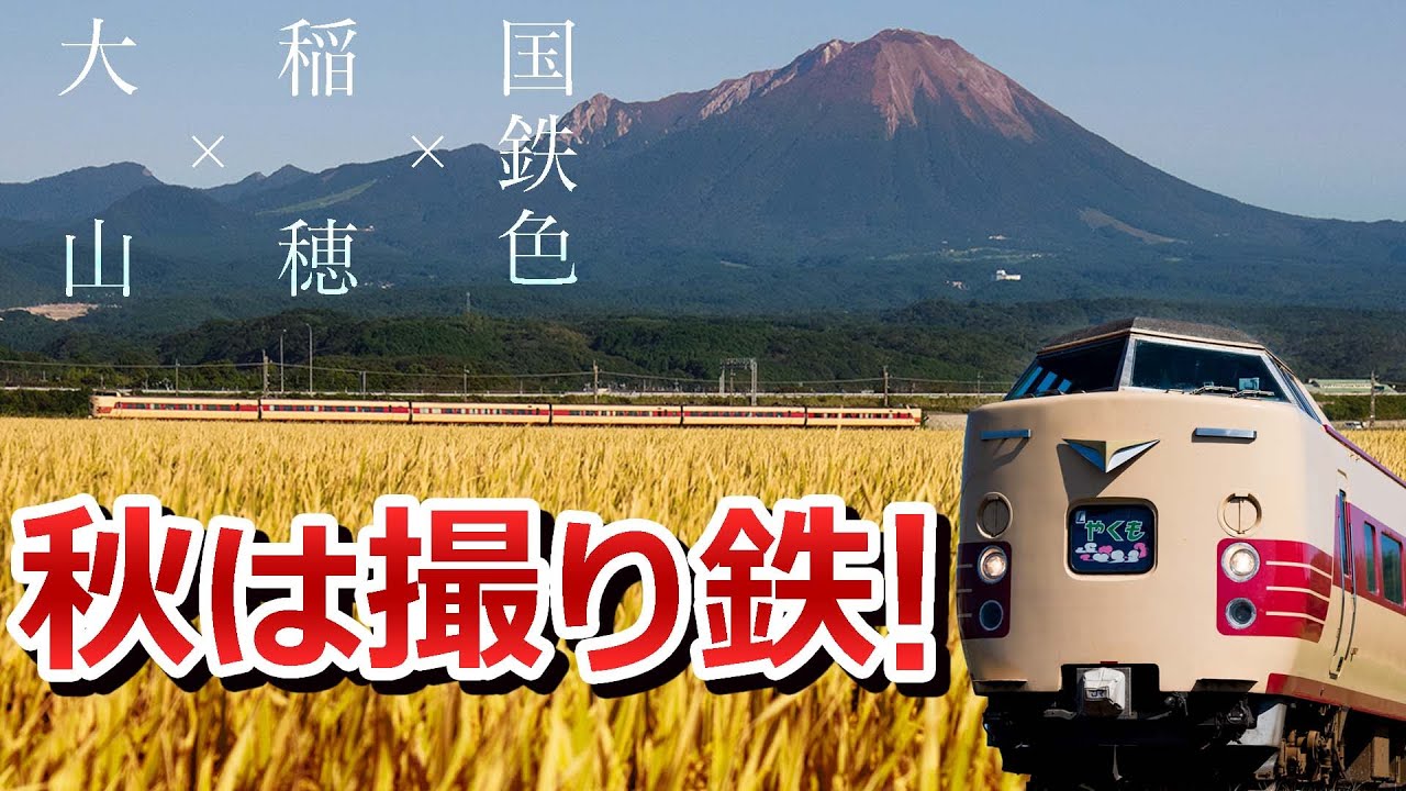 【撮り鉄】381系「やくも」国鉄色を追え！[Ep.02 秋晴れ大山と山陰行脚]