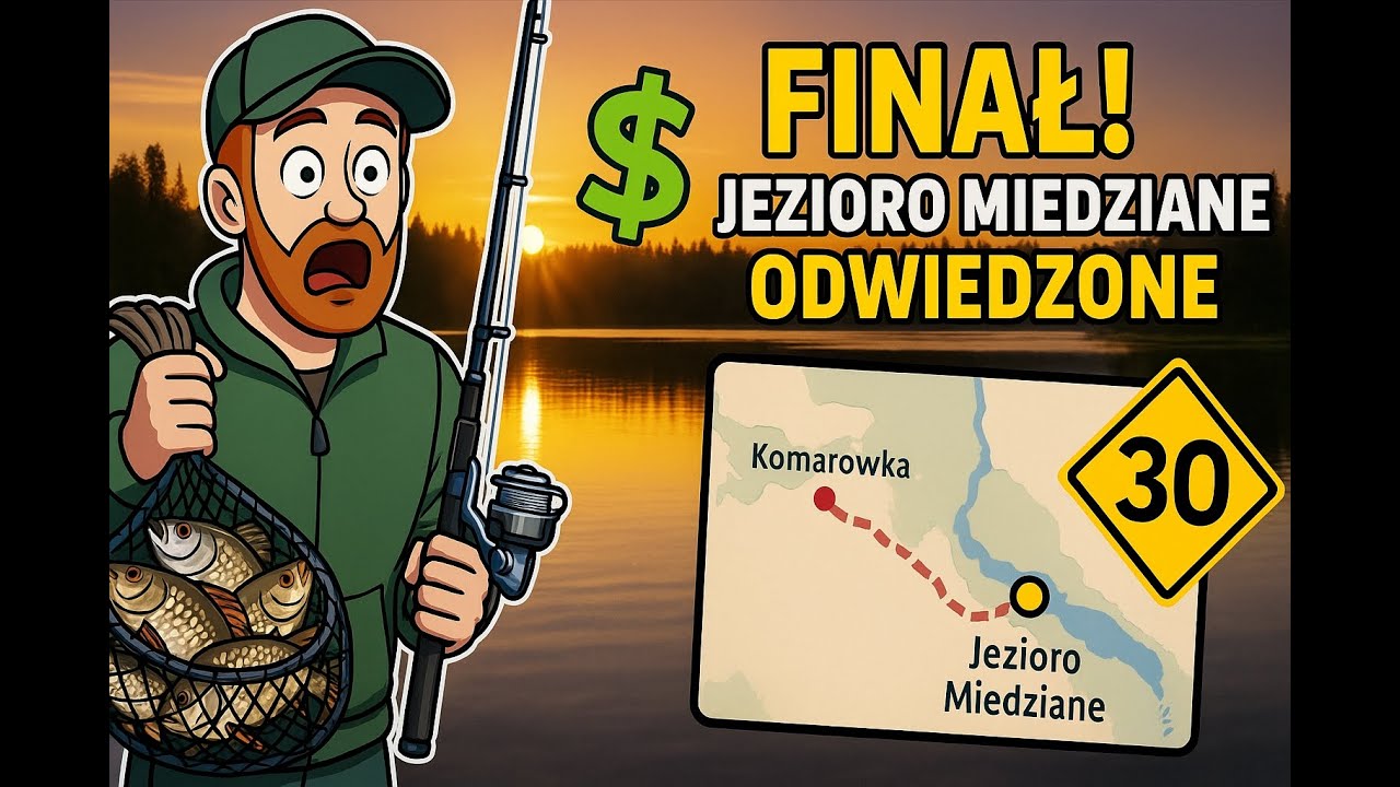 🎣RF 4 Droga do jeziora Miedzianego - ZAKOŃCZENIE SERII! Jezioro Miedziane ODWIEDZONE!  odc30🎣