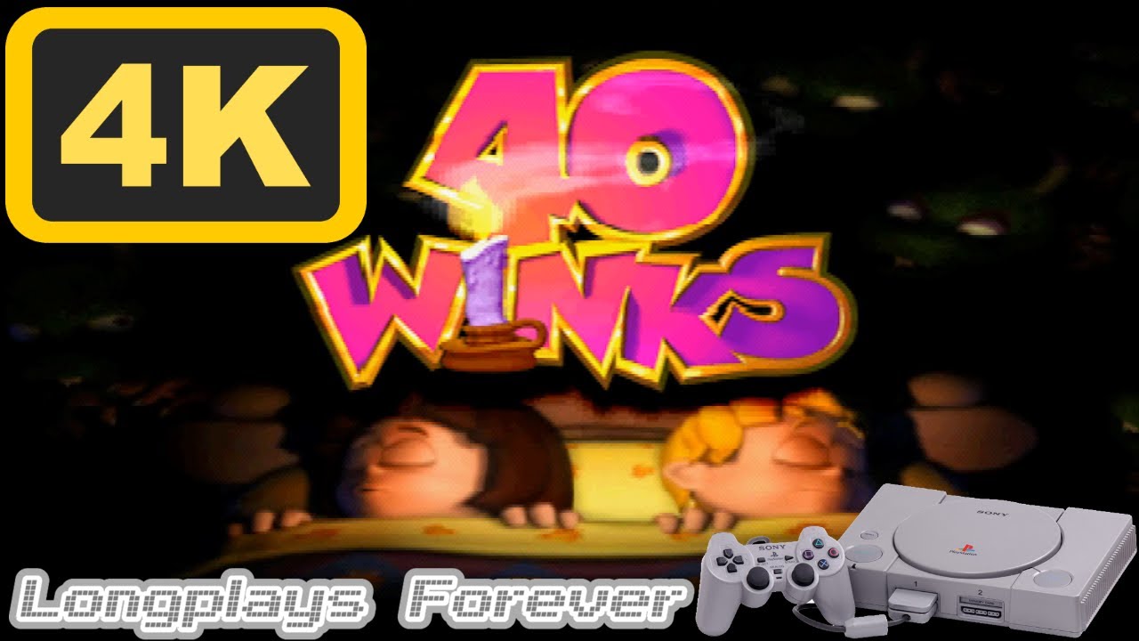 40 Winks PS1 Longplay l Longplay Forever l