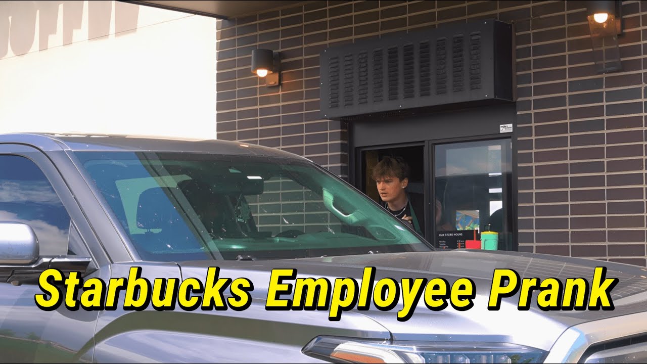 Fake Starbucks Employee Prank
