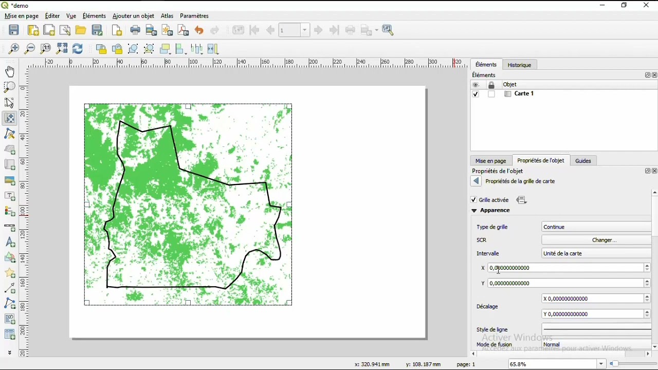 Comment faire une mise en page avec une image satellitaire traité en télédétection dans Qgis