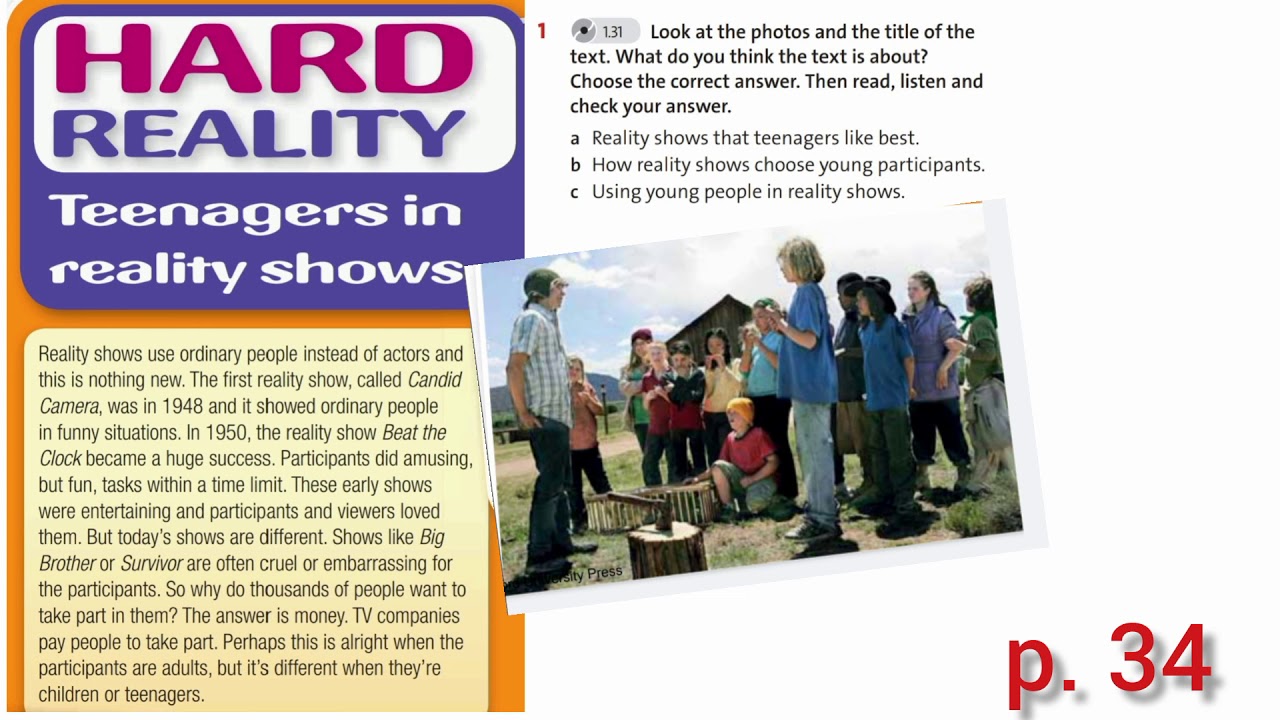 English Plus 8. Module 3. Ex 1 p. 34 PB