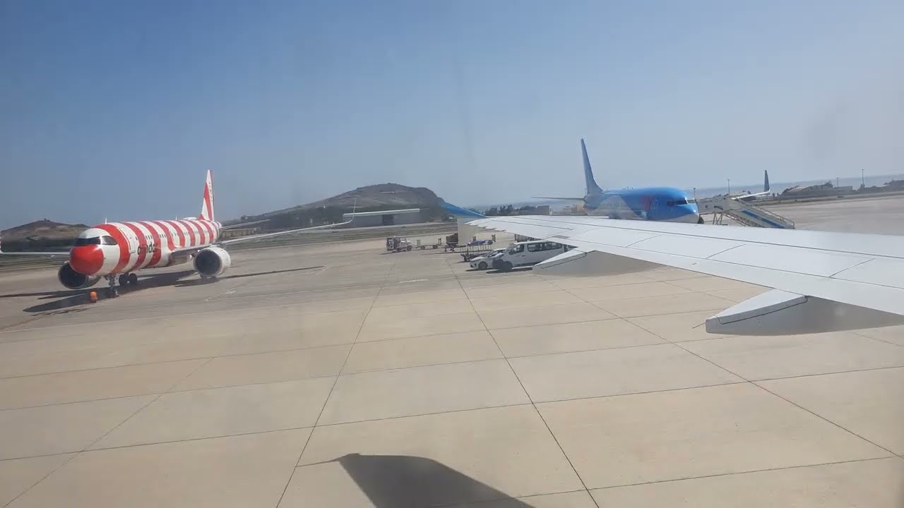 Anflug Flughafen Gran Canaria am 22.02.2026