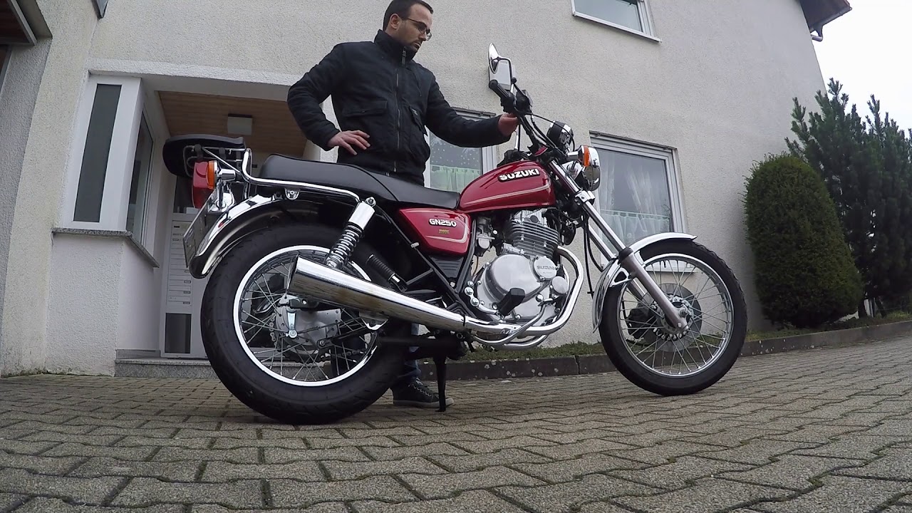 First start 2018 // Suzuki GN 250