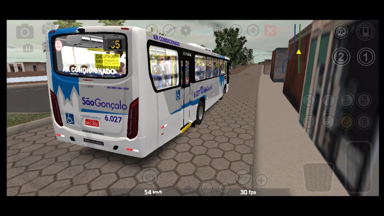 Linha 35 Shopping BR x Alcântara via Avenida Maricá - Proton Bus Simulator