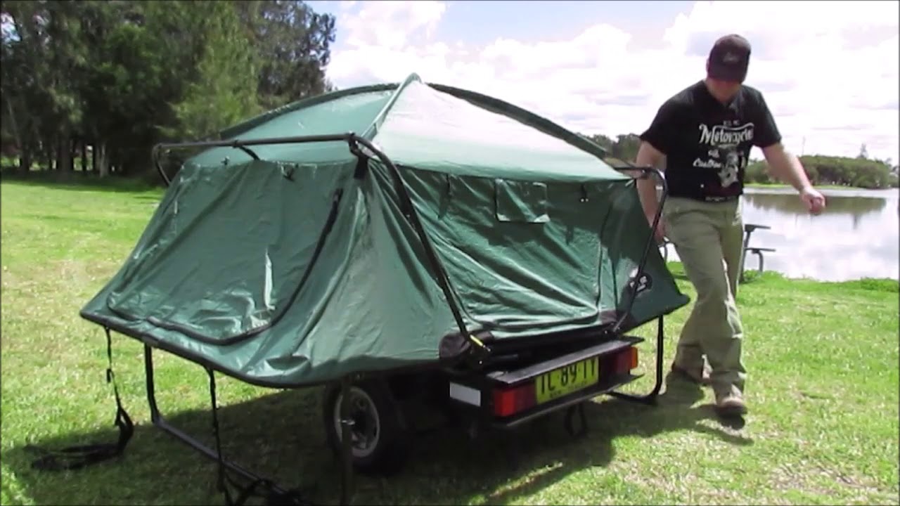 Kamprite Double Tent Cot - Motorcycle camping