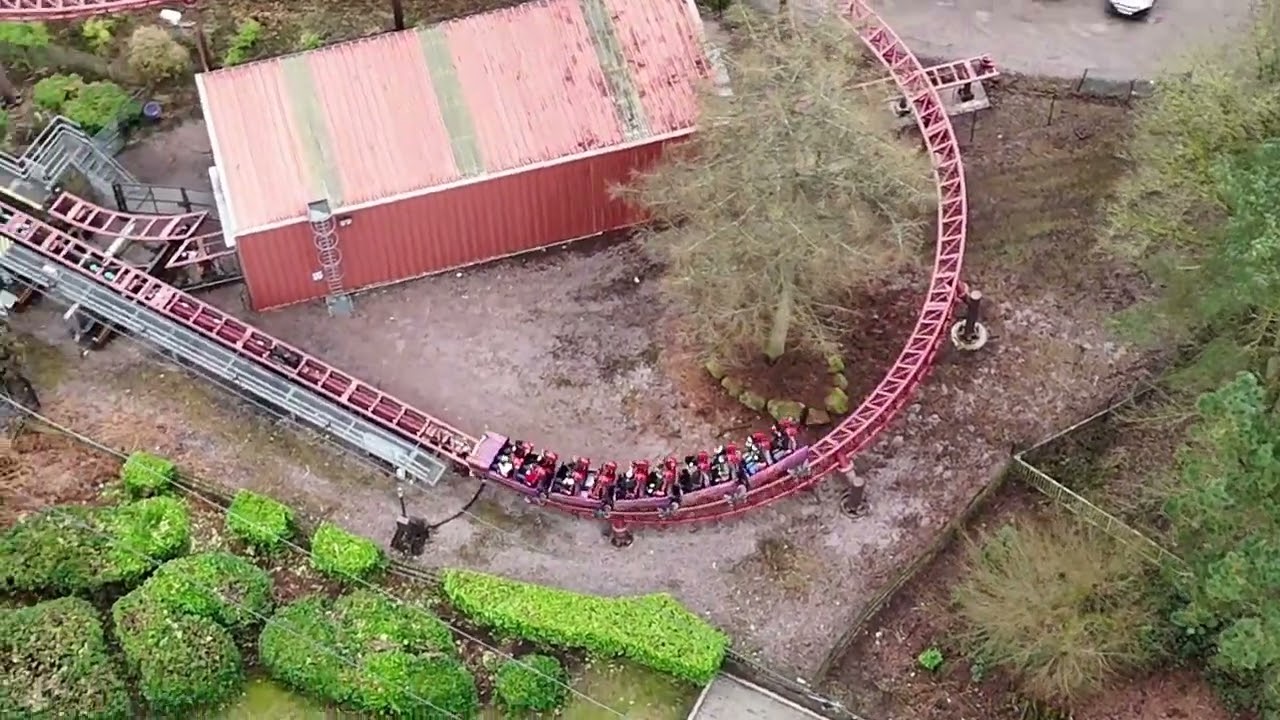 alton towers by drone !
