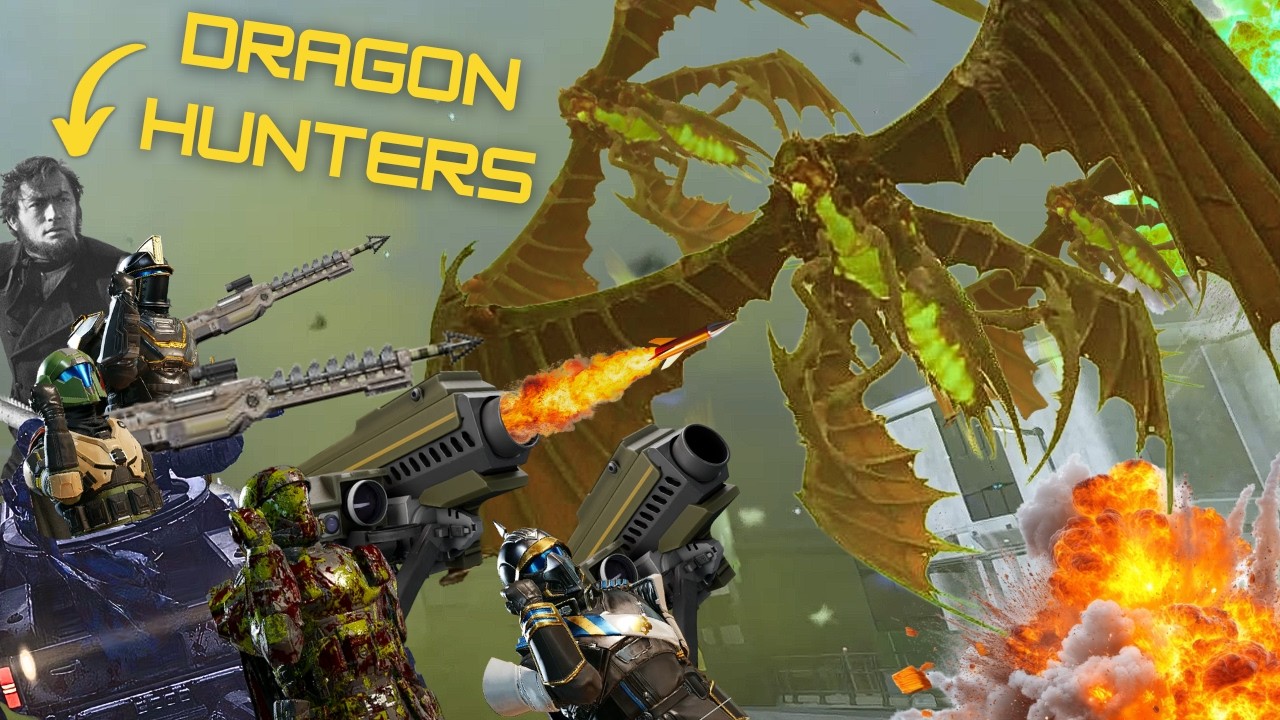 we became DRAGON HUNTERS with SPEAR launchers! (DRAGONROACH REACTION)