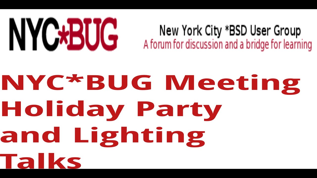 NYC*BUG, декабрь 2025 г., новогодняя вечеринка, короткие выступления и советы, различные мероприя...