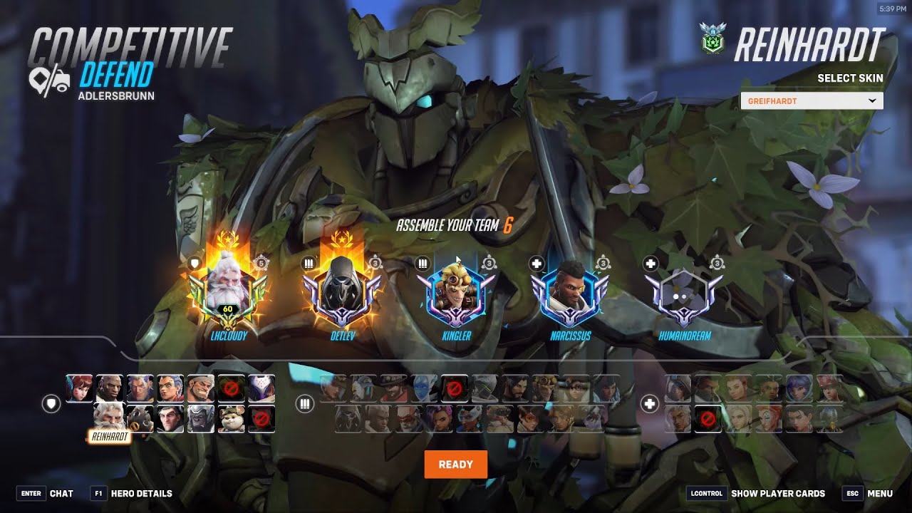 ЛУЧШИЙ РЕЙНХАРДТ В МИРЕ - LHCLOUDY РЕЙНХАРДТ OVERWATCH 2 СЕЗОН 19 ТОП 500
