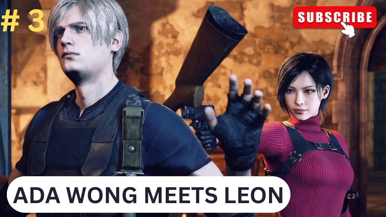 Fans Waited for THIS Moment.Ada Wong x Leon Kennedy Reunion.RE4 Remake Separate Ways.#3gameplay 