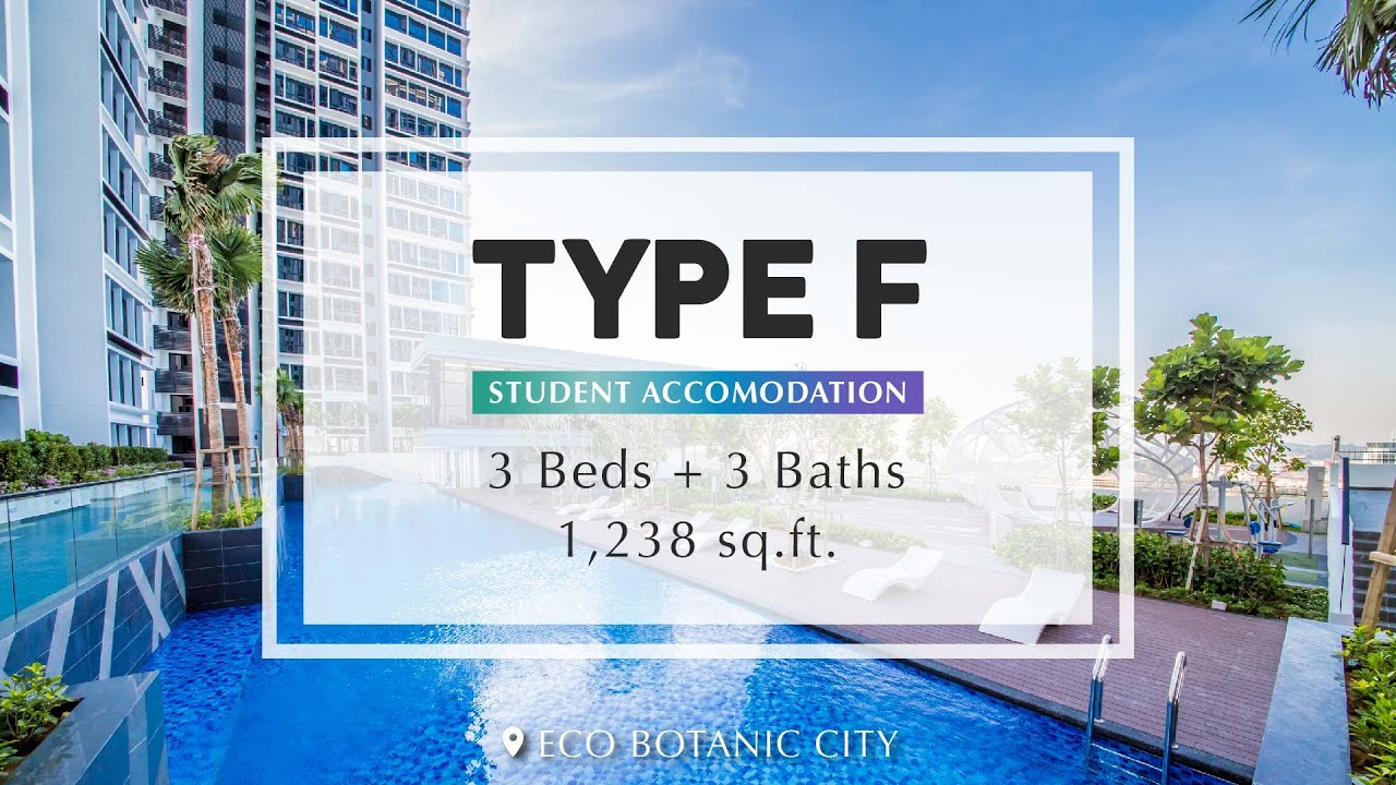 Eco Nest Student Accommodation_Type F_Duplex_1,238 sq.ft.