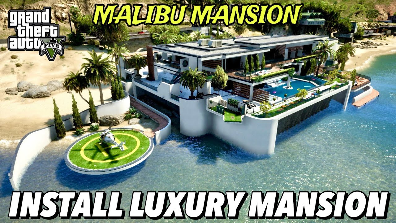 GTA 5 : HOW TO INSTALL MALIBU MANSION AND WALK AROUND IN GTA 5 | IN HINDI 2024 | NO GLITCHES