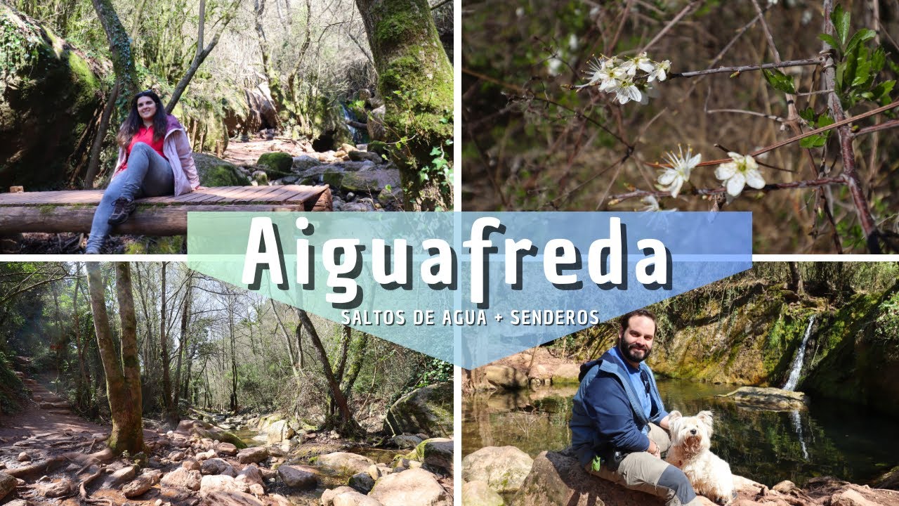 Sendero por las cascadas en Aiguafreda 🐶 + Menos de 1hora de Barcelona  🚙 ⏰ | Viajando en pareja |
