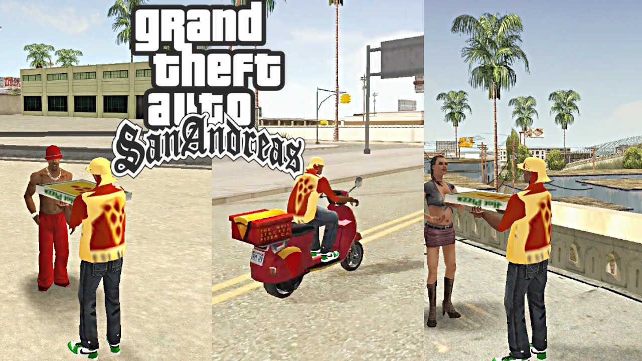 GTA San Andreas Pizza Delivery Job Mod Showcase Gameplay