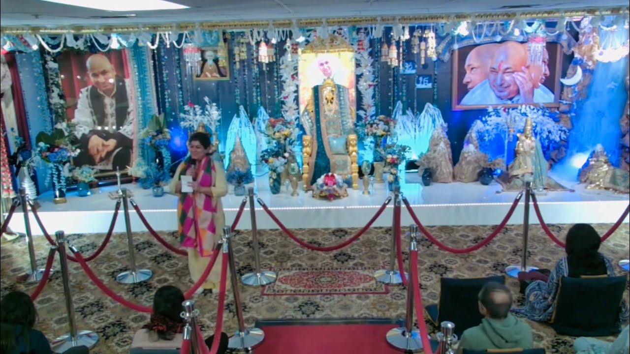 Satsang at Guruji’s temple in Kilmer New Jersey on 9th March 2025