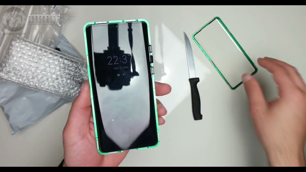 Magnetic Case 360 Front+Back 9H Tempered Glass Case for Huawei P30 Pro   test