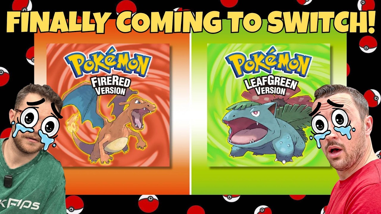 Pokemon Firered & Leafgreen Are Coming To Nintendo Switch!