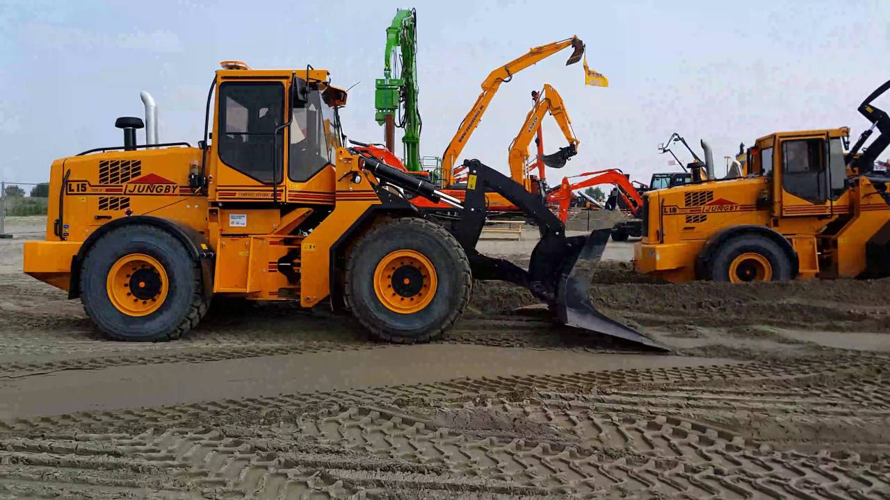 4K | Ljungby Maskin L15 loader | Demonstration | TKD 2016 Almere