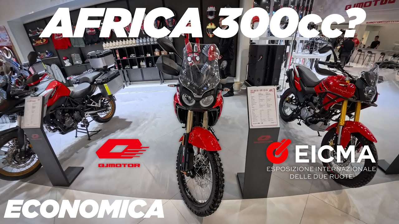 NUOVA QJ MOTOR SRT 300 DX .. COME UN AFRIC… 🙊 NOVITÀ ÈICMA 2025
